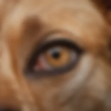 Close-up of a dog's ear showing signs of irritation