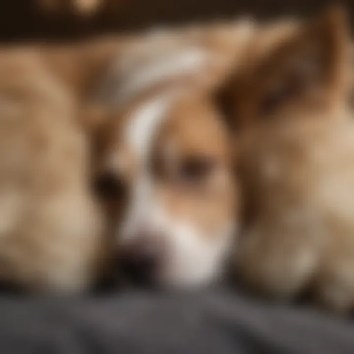 Infographic depicting dog sleep patterns by breed