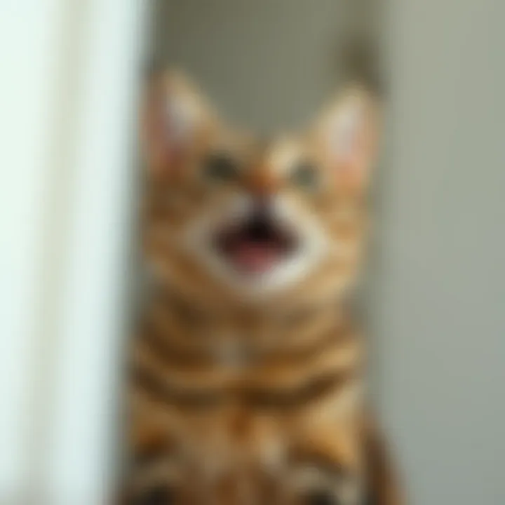 The Language of Cats A cat communicating through body language