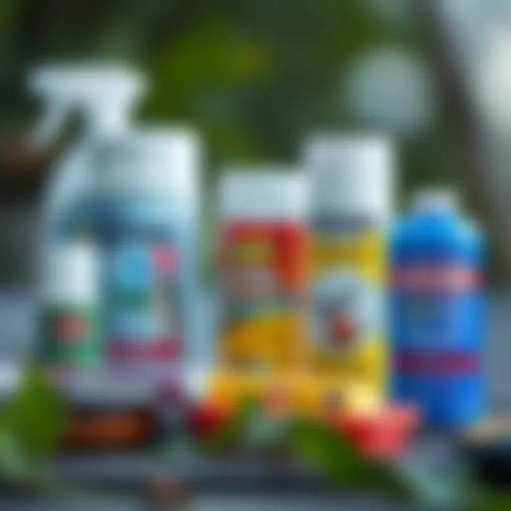 Variety of effective repellents displayed