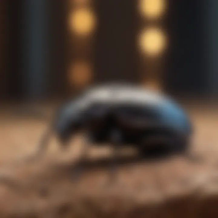 Infographic on effective management strategies for house beetles