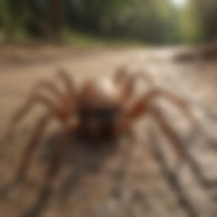 Natural habitat showcasing the environment where brown recluse spiders thrive.