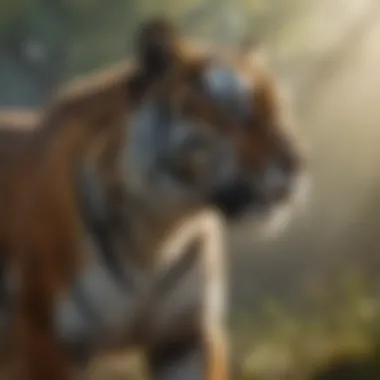 A serene landscape where tigers thrive in the wild.