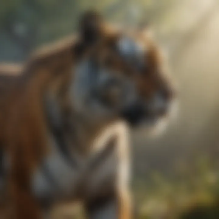 A serene landscape where tigers thrive in the wild.