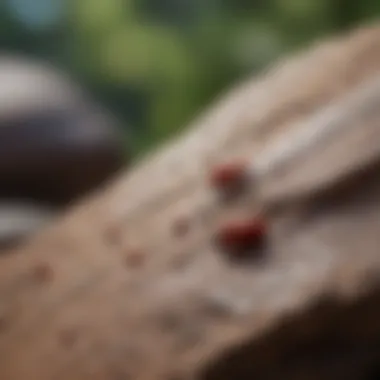 Life Cycle Stages of Tiny Red Bugs Life cycle stages of a tiny red bug
