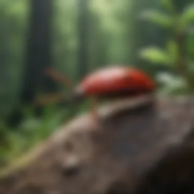 Natural Habitat of Tiny Red Bugs Habitat of tiny red bugs in North Carolina