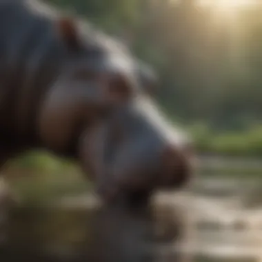 Unique Physical Features of Hippos
