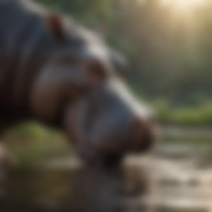 Unique Physical Features of Hippos