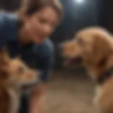 Canine Behavior Specialist Observing Dog's Reaction