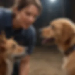 Canine Behavior Specialist Observing Dog's Reaction