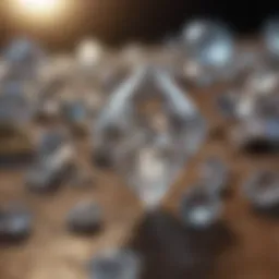 Sparkling Diamond Crystals in Arkansas