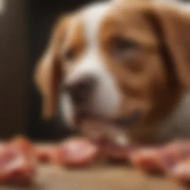 Veterinarian's Perspective Veterinarian advising against feeding bacon to puppies