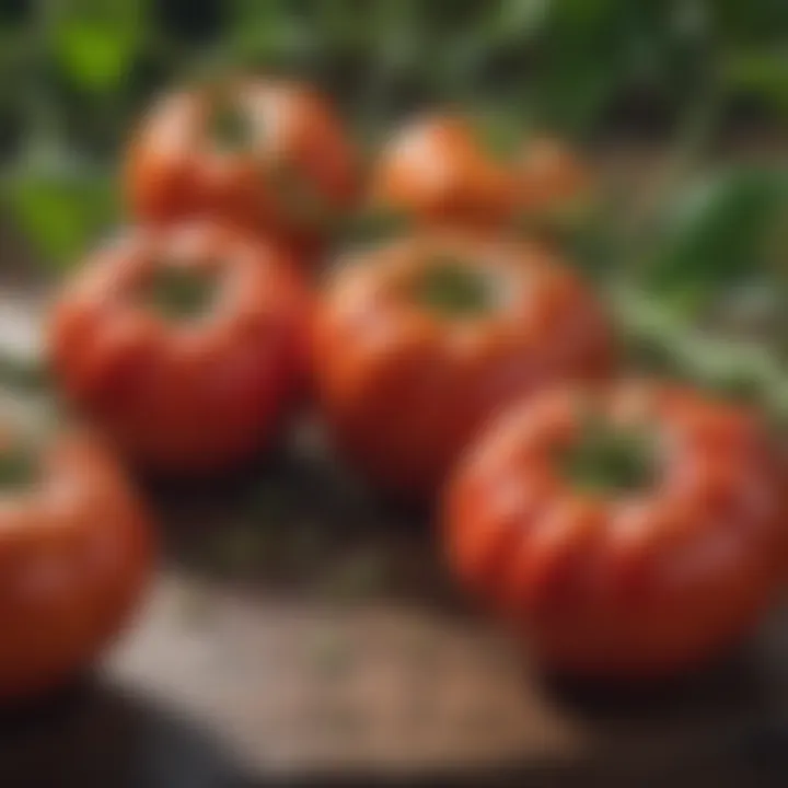 Vibrant Burpee Beefsteak Tomatoes on Vine