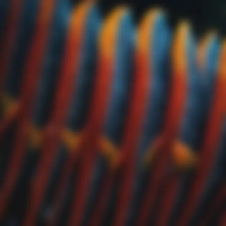 Fish gills with unique coloration