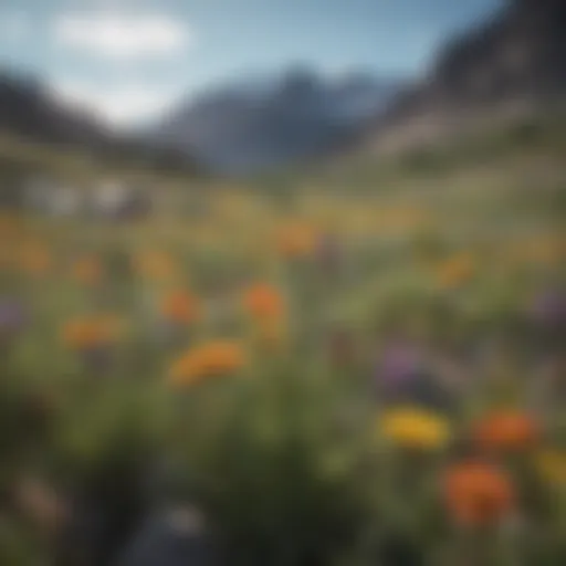 Vibrant Wildflowers in Uinta Mountains