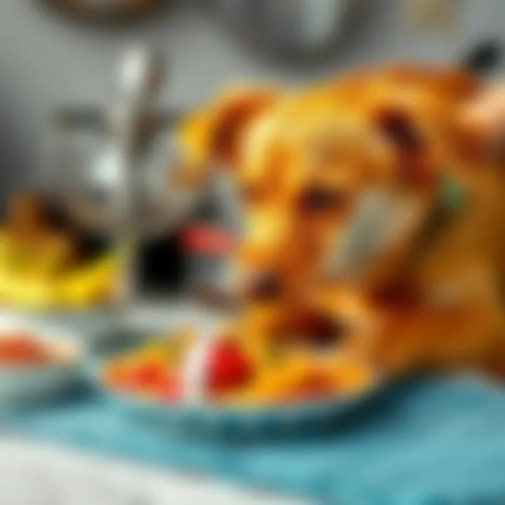 Measuring portion sizes for a small breed dog
