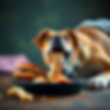 Promoting Safe Eating Habits for Dogs Dog enjoying a safe meal