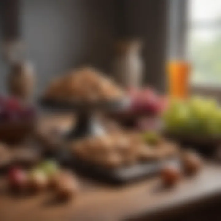 A selection of safe dog treats displayed on a table