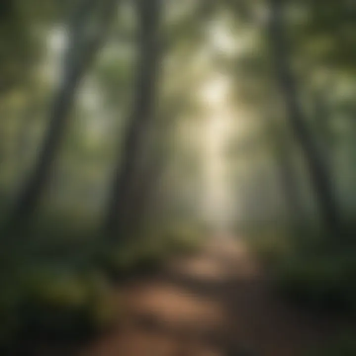 Wisconsin National Park Forest Canopy