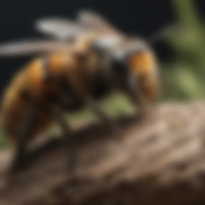 Innovative methods for controlling wood borer bee populations