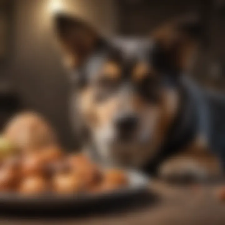 Canine Nutrition Hazard Concept