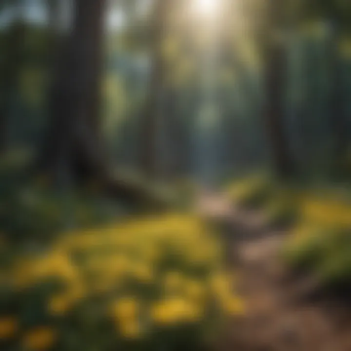 Sunshine Blooms Amidst Shadows