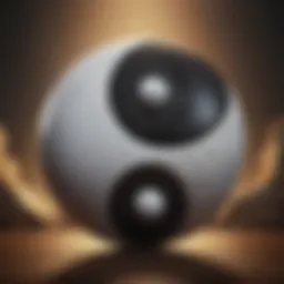 Symbol of Yin and Yang representing balance and harmony