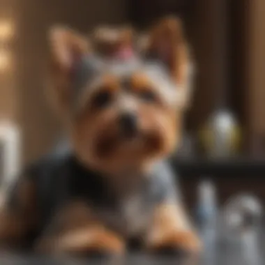 Yorkie grooming tools
