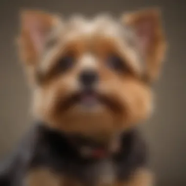 Yorkie Poo showcasing its alert and attentive demeanor