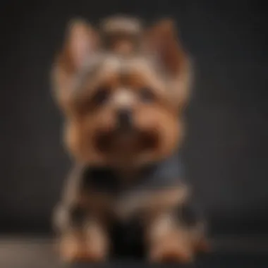 Yorkie receiving specialized treatment
