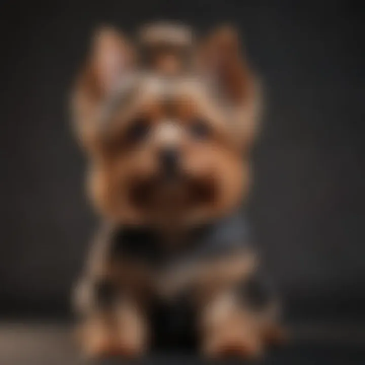 Yorkie receiving specialized treatment